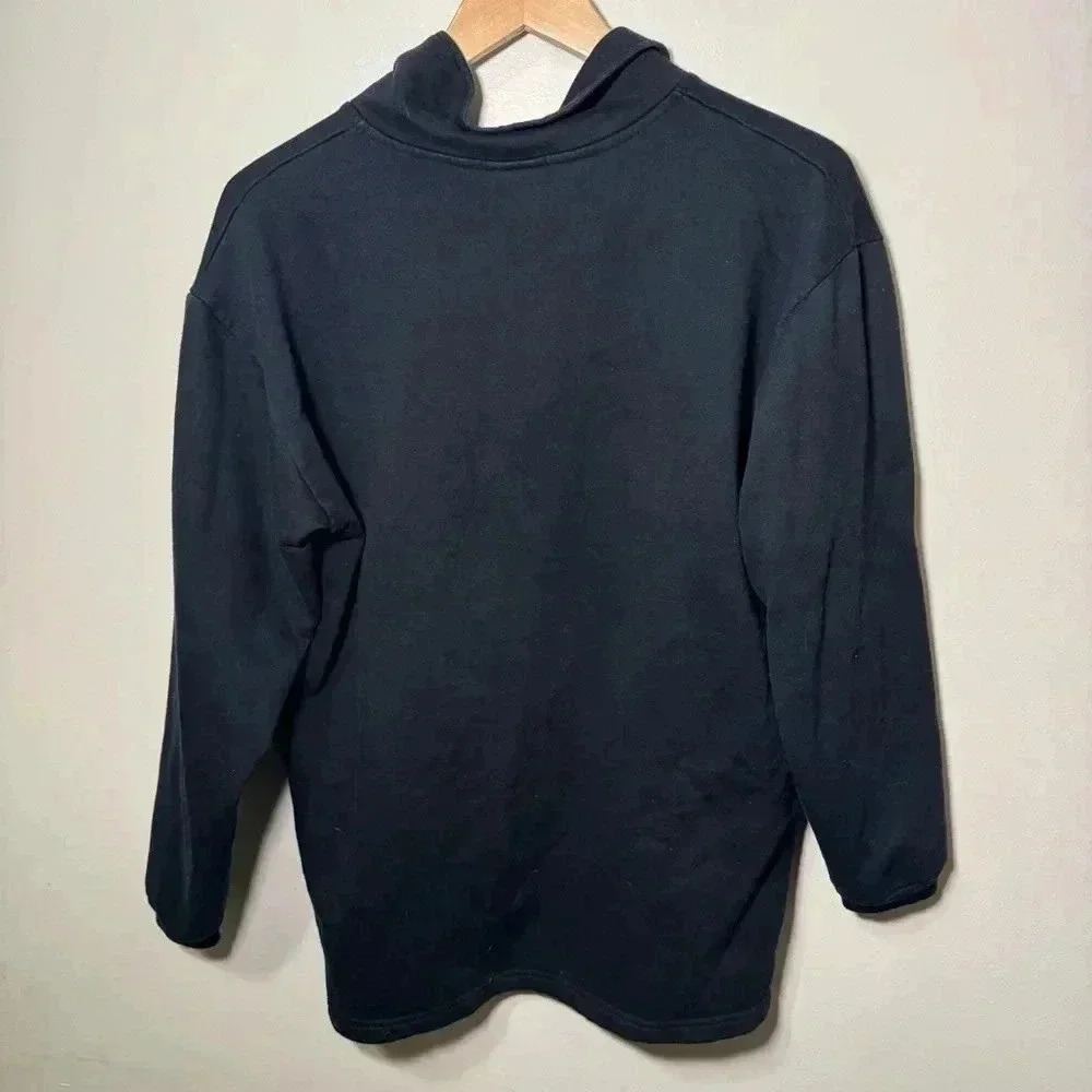 Vintage Toronto  y2k streetwear 1/4 zip sweater L - Picture 6 of 7